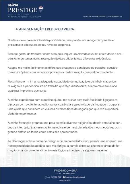 Dossier Apresentação - Cliente Comprador