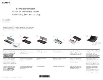 Sony SGPT211BE - SGPT211BE Guida di configurazione rapid Tedesco