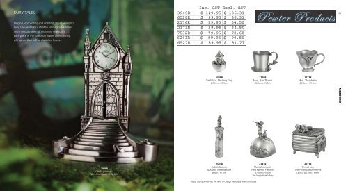 Pewter Products