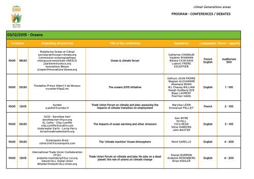 CONFERENCES/DEBATES