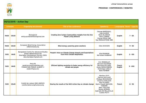 CONFERENCES/DEBATES