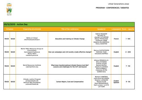 CONFERENCES/DEBATES