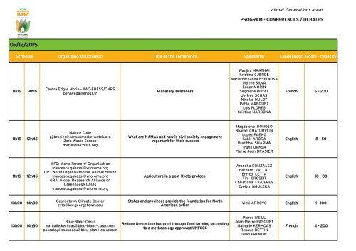 CONFERENCES/DEBATES