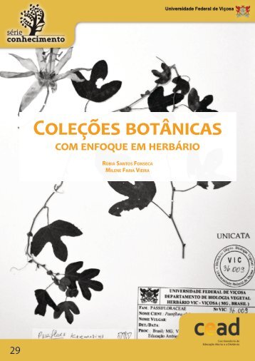 Coleções Botânicas com Enfoque em Herbário
