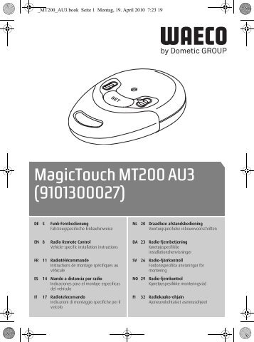 MagicTouch MT200 AU3 (9101300027) - Waeco