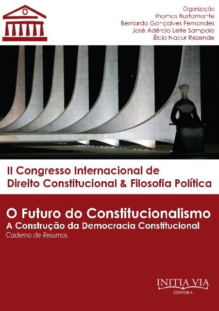 Um breve argumento sobre a necessidade de constitucionalização do direito  penal - SILVA JR., Nelmon J.