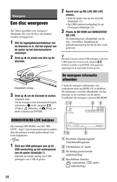 Sony BDP-S380 - BDP-S380 Istruzioni per l'uso Olandese