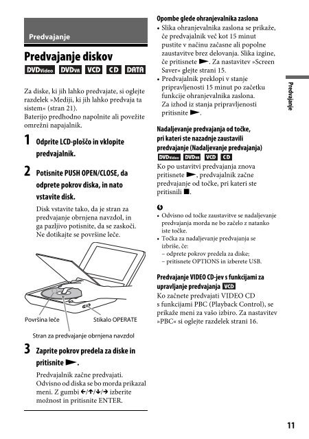 Sony DVP-FX980 - DVP-FX980 Istruzioni per l'uso Sloveno