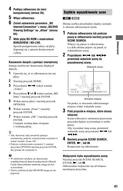 Sony BDP-S760 - BDP-S760 Istruzioni per l'uso Polacco