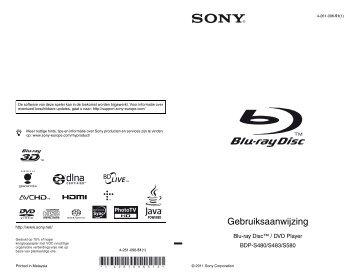 Sony BDP-S580 - BDP-S580 Istruzioni per l'uso Olandese