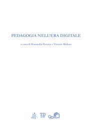 Pedagogia nell'era digitale a cura di donatella Persico e Vittorio Midoro