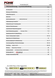 Flächenheizung • Systemanbindung