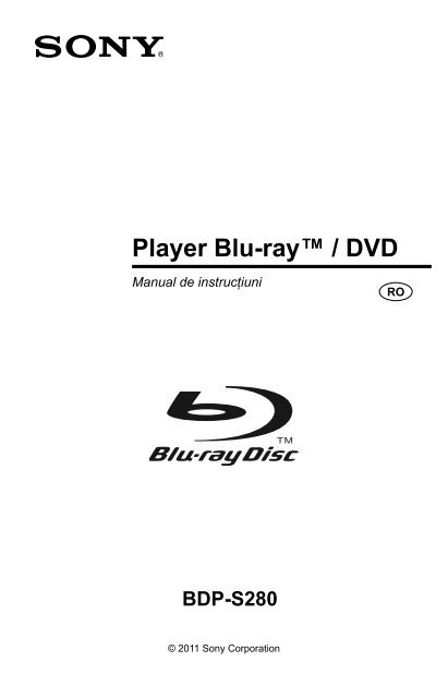 Sony BDP-S280 - BDP-S280 Istruzioni per l'uso Rumeno