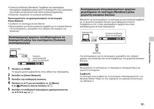 Sony HT-ST9 - HT-ST9 Istruzioni per l'uso Greco