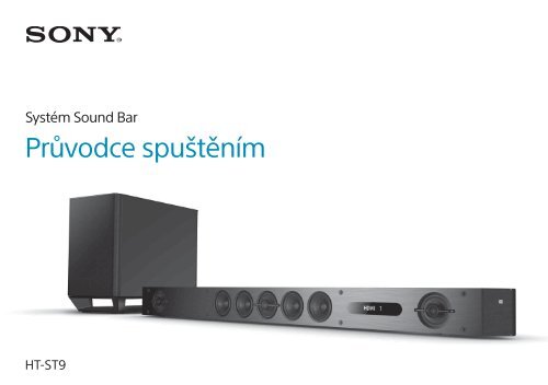 Sony HT-ST9 - HT-ST9 Guida di configurazione rapid Ceco