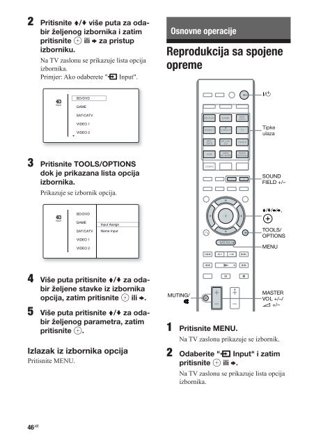 Sony STR-DN1020 - STR-DN1020 Istruzioni per l'uso Croato