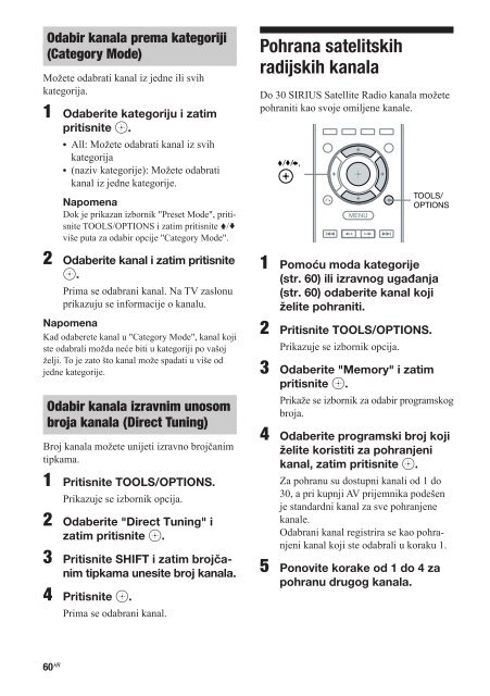 Sony STR-DN1020 - STR-DN1020 Istruzioni per l'uso Croato