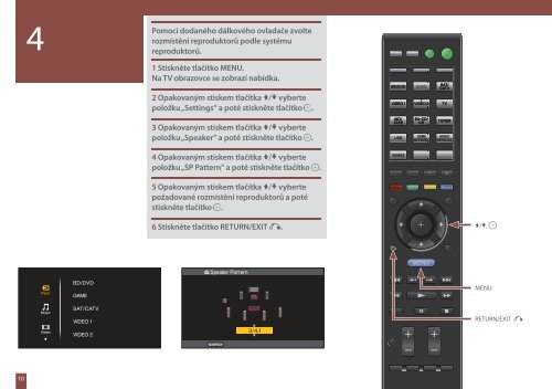 Sony STR-DN1020 - STR-DN1020 Guida di configurazione rapid Ceco