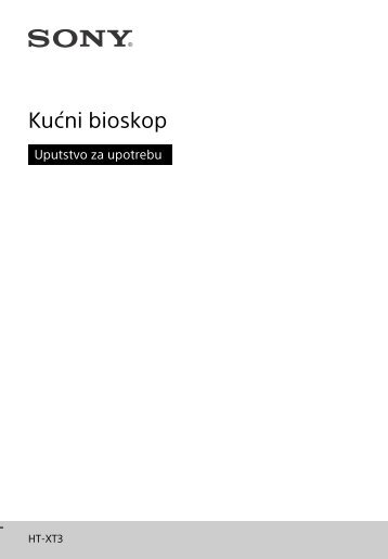 Sony HT-XT3 - HT-XT3 Istruzioni per l'uso Serbo