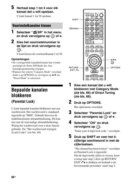 Sony STR-DA3600ES - STR-DA3600ES Istruzioni per l'uso Olandese