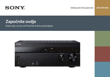 Sony STR-DN1040 - STR-DN1040 Guida di configurazione rapid Croato