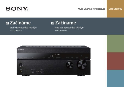 Sony STR-DN1040 - STR-DN1040 Guida di configurazione rapid Slovacco