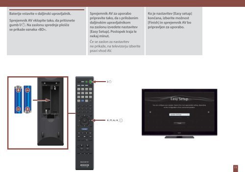 Sony STR-DN1040 - STR-DN1040 Guida di configurazione rapid Sloveno