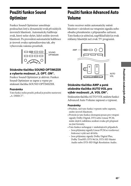 Sony STR-DN1030 - STR-DN1030 Istruzioni per l'uso Ceco