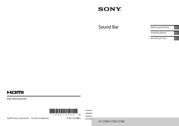 Sony HT-CT380 - HT-CT380 Istruzioni per l'uso Polacco