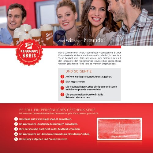 Stiegl-Shop Magazin 