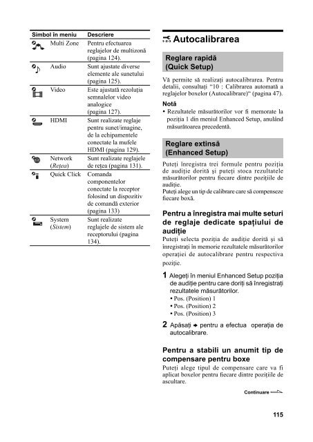 Sony STR-DA5600ES - STR-DA5600ES Istruzioni per l'uso Rumeno