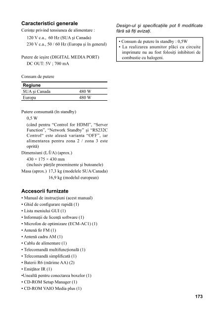 Sony STR-DA5600ES - STR-DA5600ES Istruzioni per l'uso Rumeno