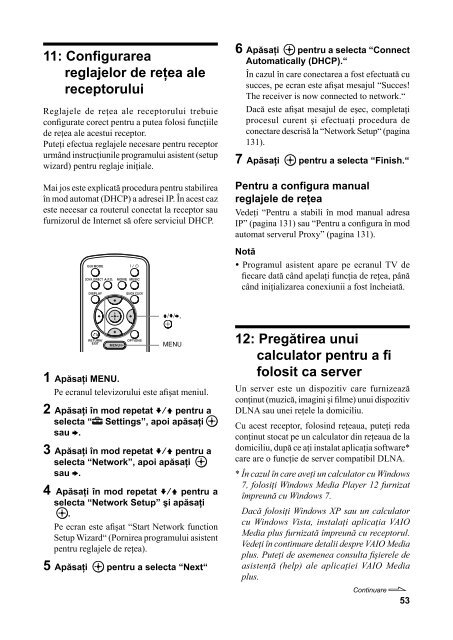 Sony STR-DA5600ES - STR-DA5600ES Istruzioni per l'uso Rumeno