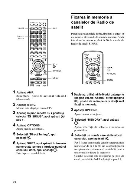 Sony STR-DA5600ES - STR-DA5600ES Istruzioni per l'uso Rumeno