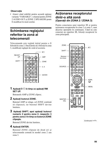 Sony STR-DA5600ES - STR-DA5600ES Istruzioni per l'uso Rumeno
