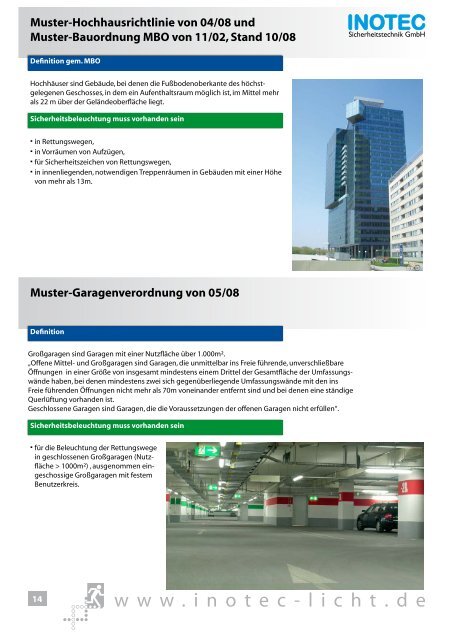 vde09.pdf, Seiten 1-14 - INOTEC Sicherheitstechnik GmbH