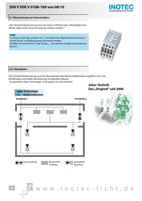 vde09.pdf, Seiten 1-14 - INOTEC Sicherheitstechnik GmbH