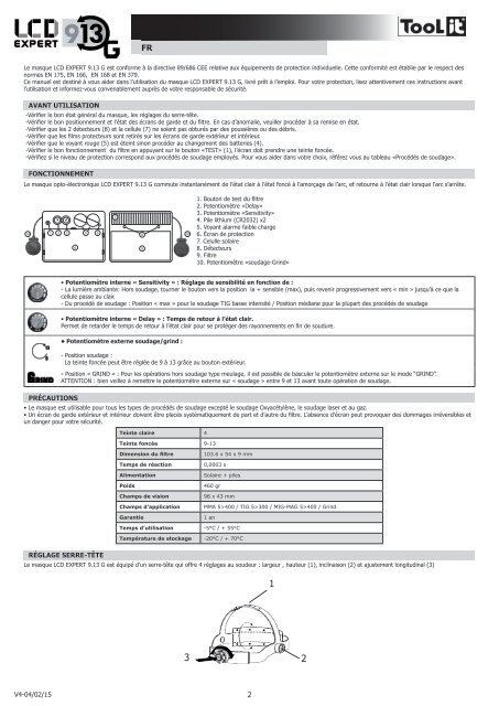 Manuel d'utilisation / User's manual - GYS