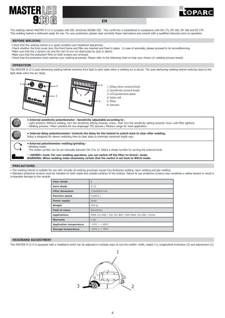 Manuel d'utilisation / User's manual - GYS