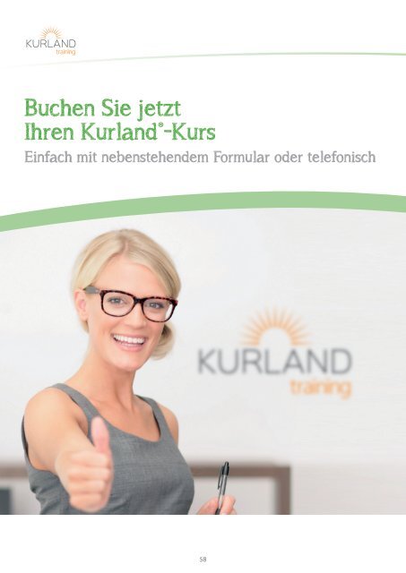 Kurland Training Center - Ausbildungsprogramm 2016