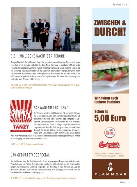 Infos unter: www.swk.de - KR-ONE