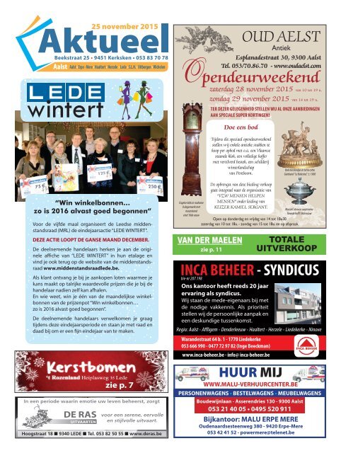 Editie Aalst 25 november 2015