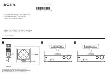 Sony STR-DN860 - STR-DN860 Varie Lituano