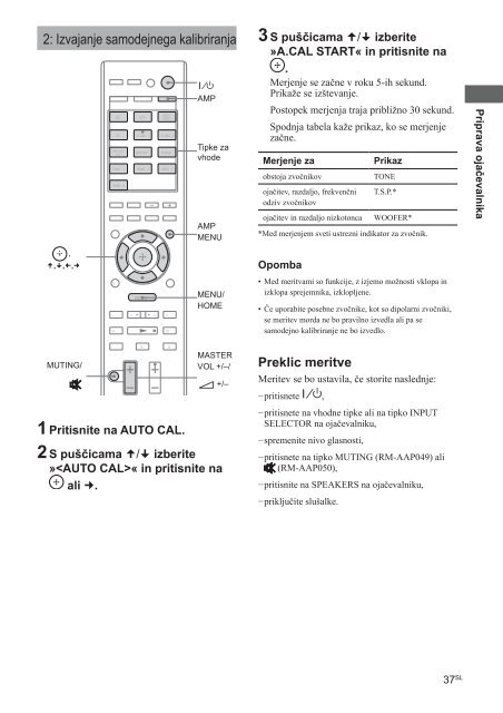 Sony STR-DH810 - STR-DH810 Istruzioni per l'uso Sloveno