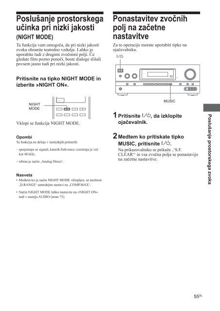 Sony STR-DH810 - STR-DH810 Istruzioni per l'uso Sloveno