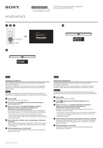 Sony HT-NT3 - HT-NT3 Varie Svedese