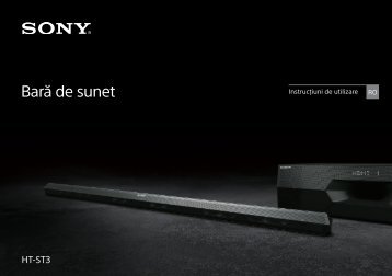 Sony HT-ST3 - HT-ST3 Istruzioni per l'uso Rumeno