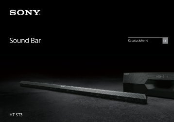 Sony HT-ST3 - HT-ST3 Istruzioni per l'uso Estone