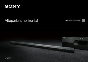 Sony HT-ST3 - HT-ST3 Istruzioni per l'uso Albanese