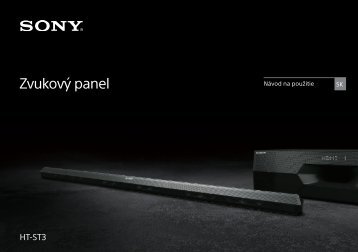 Sony HT-ST3 - HT-ST3 Istruzioni per l'uso Slovacco